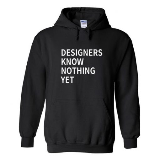 Designer Know Nothing Hoodie N22VL