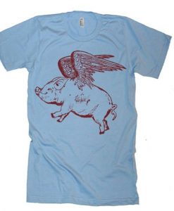 Flying Pig T Shirt FD4N