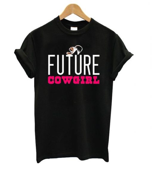 Future Cowgirl Black T shirt N14SR