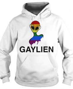 Gaylien LGBT rainbow Hoodie FD30N