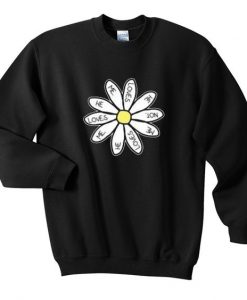 He Loves Me Daisy Flower Sweatshirt FD30N