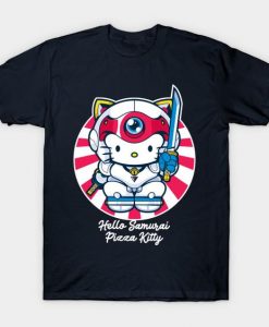 Hello Samurai Pizza T-Shirt N25EL