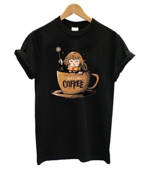 Hermione Accio Coffee T shirt FD30N