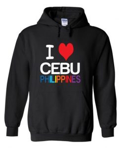 I Love Cebu Philippines Hoodie N22VL