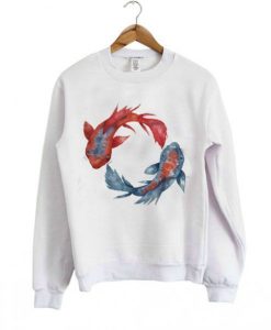 Koi Fish Sweatshirt Fd21N