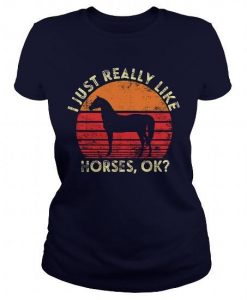 Like Horses T Shirt N23SR