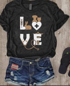 Love Animals T-shirt FD4N