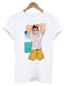 Man White T Shirt SR7N