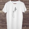 Minimalist Line Art Graphic T-shirt N9FD