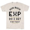 Much EXP Do Get For T-Shirt ER12N
