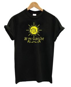 My Sunshine Black T shirt SR7N