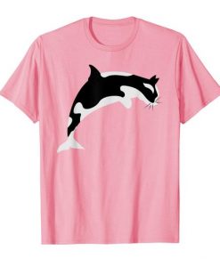 Orca Cat Water Animal T-Shirt FD4N