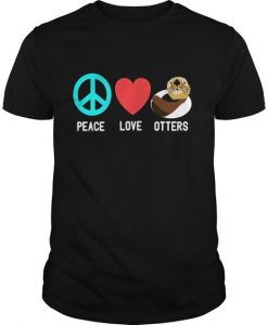 Peace Love Otter Tshirt N23SR