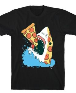 Pizza Shark T-Shirt Fd30N