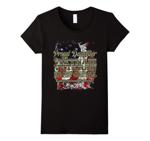 Proud Daughter Vietnam Hero Tshirt EL4N