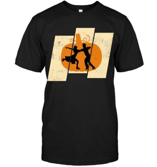 Pumpkin Skating Lovers Tshirt ER7N