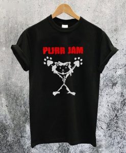 Purr Jam Cat Parody T-Shirt FD21N