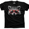 Raccoon With Glasses T-Shirt FD4N