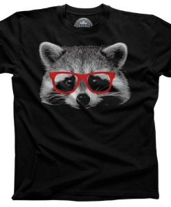 Raccoon With Glasses T-Shirt FD4N