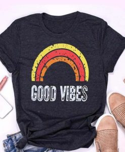 Rainbow Good Vibes T Shirt N23SR