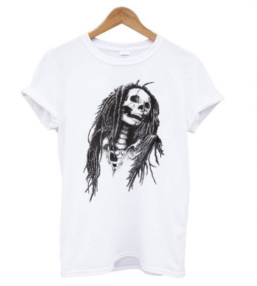 Rasta Skull T shirt SR7N