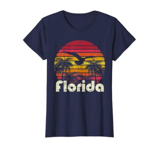 Retro Florida Beach Tshirt N27FD