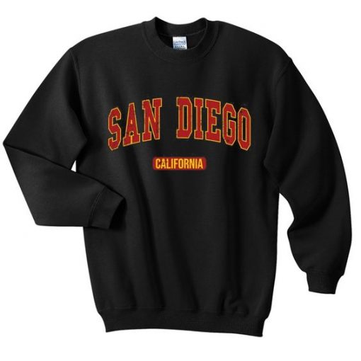 San diego california sweatshirt FD30N