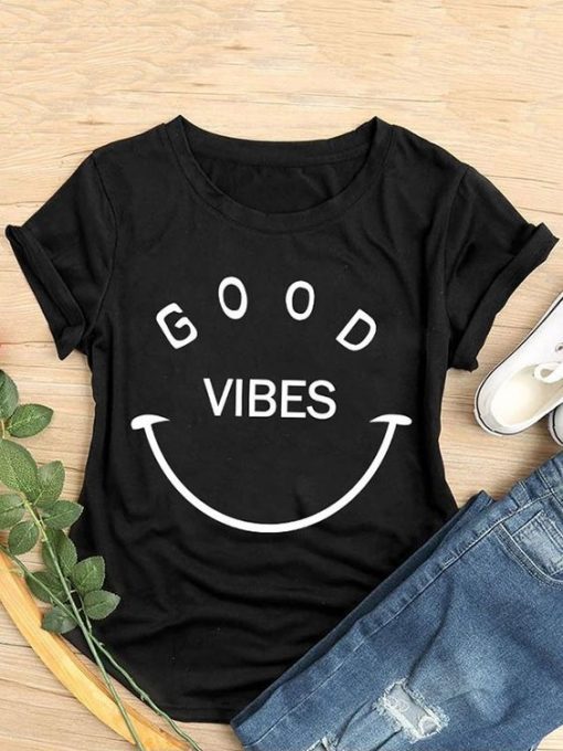 Smile Good Vibes T Shirt N23SR