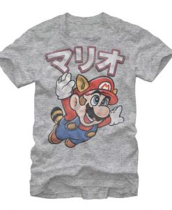 Super Mario Bros JapaneseT-Shirt AI4N