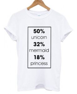 Unicorn Mermaid Princess T shirt RS20N