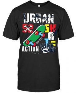 Urban Skate Skating T Shirt ER7N