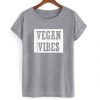Vegan Vibes Gray T shirt N14SR