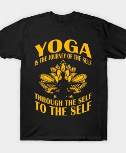Yoga is the journey T Shirt SR14N