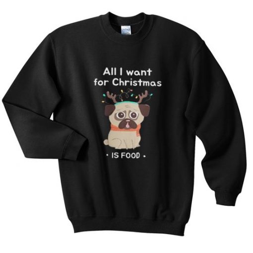all i want christmas sweatshirt AY21N