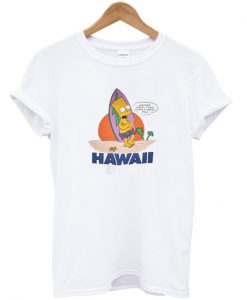 bart simpson hawaii t-shirt EL29N