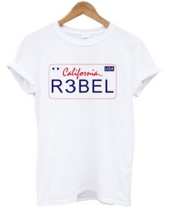 californa rebel USA t-shirt EL29N