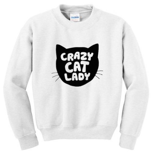 crazy cats lady sweatshirt AY21N