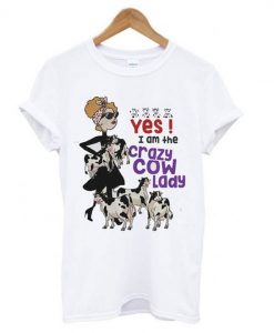 crazy cow lady T-shirt N22ER