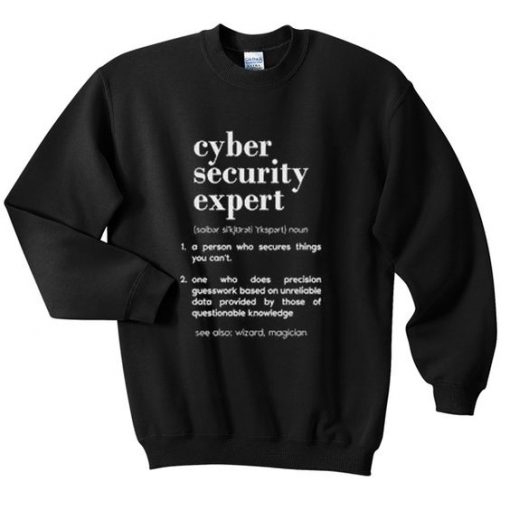 cyber security sweatshirt AY21N