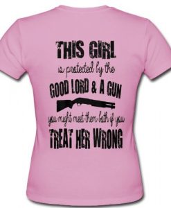 good lord & A Gun T Shirt RS20N