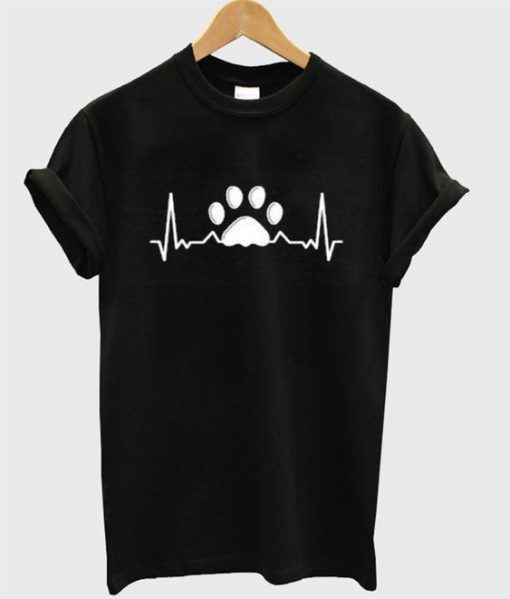 paw heartbeat T-shirt N22ER