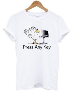 press any key duck t-shirt N15EL