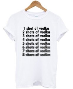 shot of vodka t-shirt EV21N