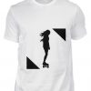 silhouette skate girl t Shirt ER7N