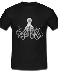 vintage octopus T Shirt RS20N