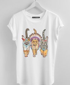 3 Indian Cat tshirt FD4D