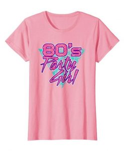 80's Party Girl Pink Tshirt FD4D