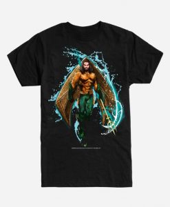 Aquaman Logo Splash T-Shirt FD7D