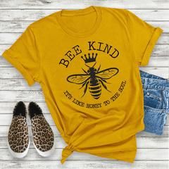 Bee Kind It's Like Honey Tshirt FD4D