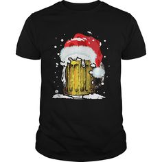 Beer Santa Tshirt EL13D